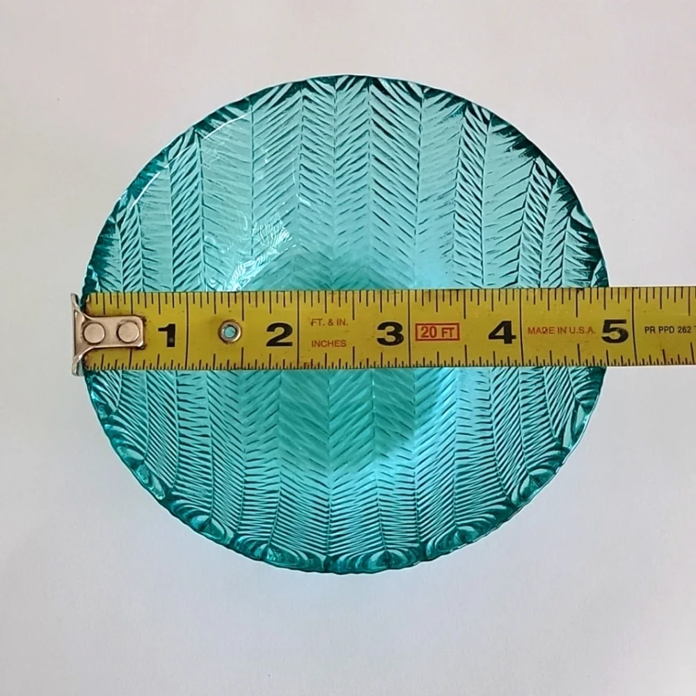 Arcoroc vintage teal